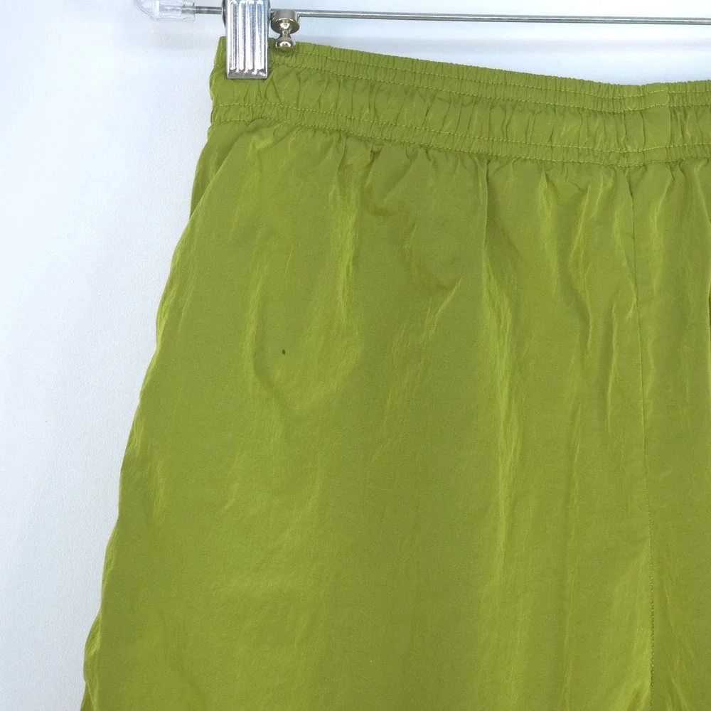 Champion Vintage 90s Swim Trunks Men Medium Green Mesh Lined Nylon Shorts Summer